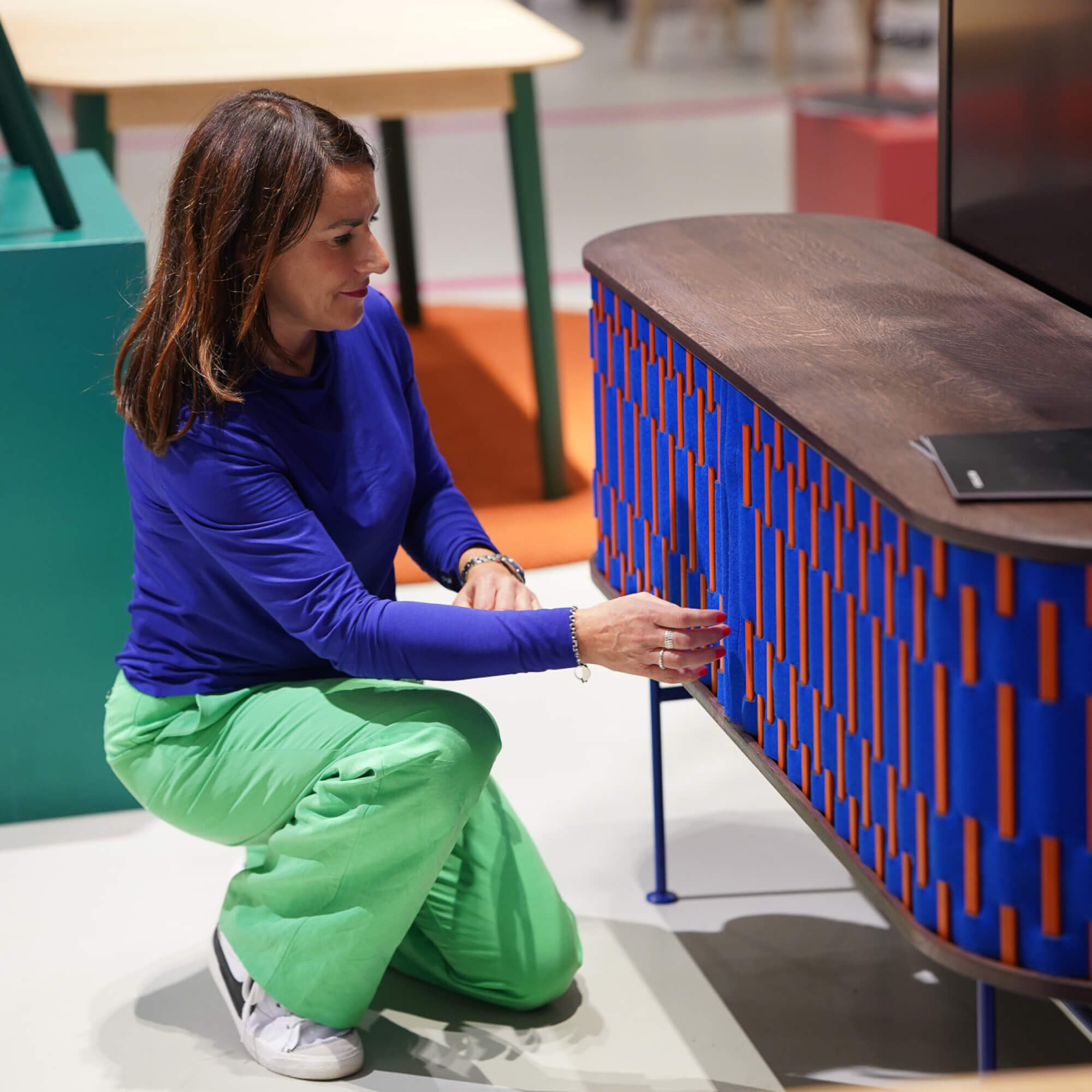 Kampagne „happy shopping“ für Blickfang Designmesse