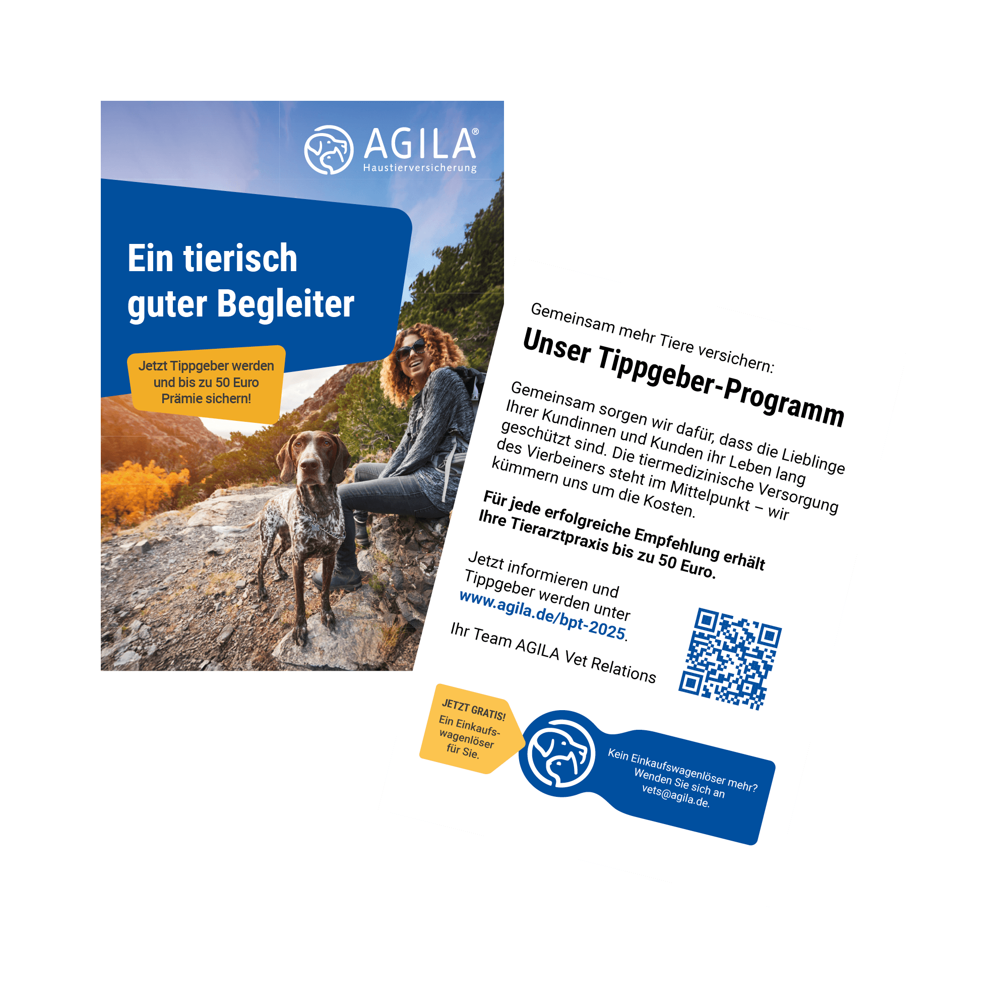 Gestaltungsmotiv für AGILA Haustierversicherung