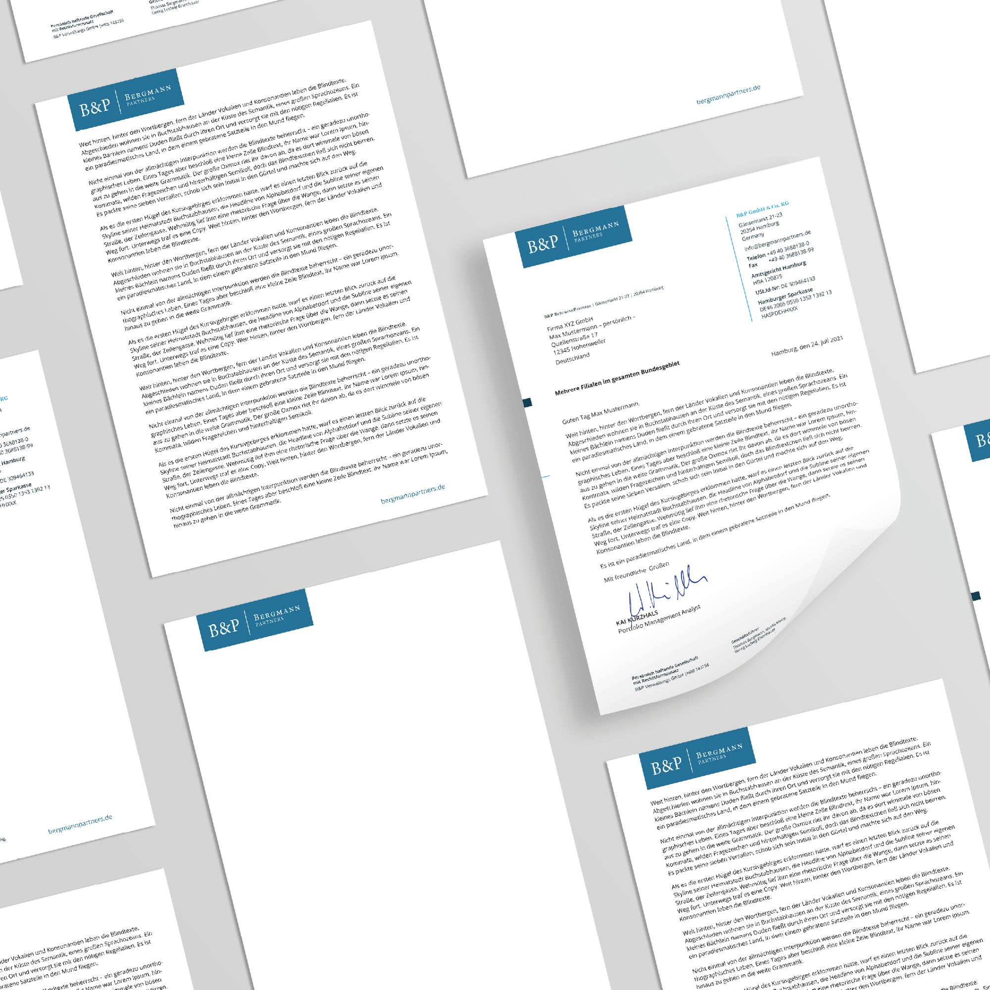 Gestaltungsmotiv für Bergmann Partners
