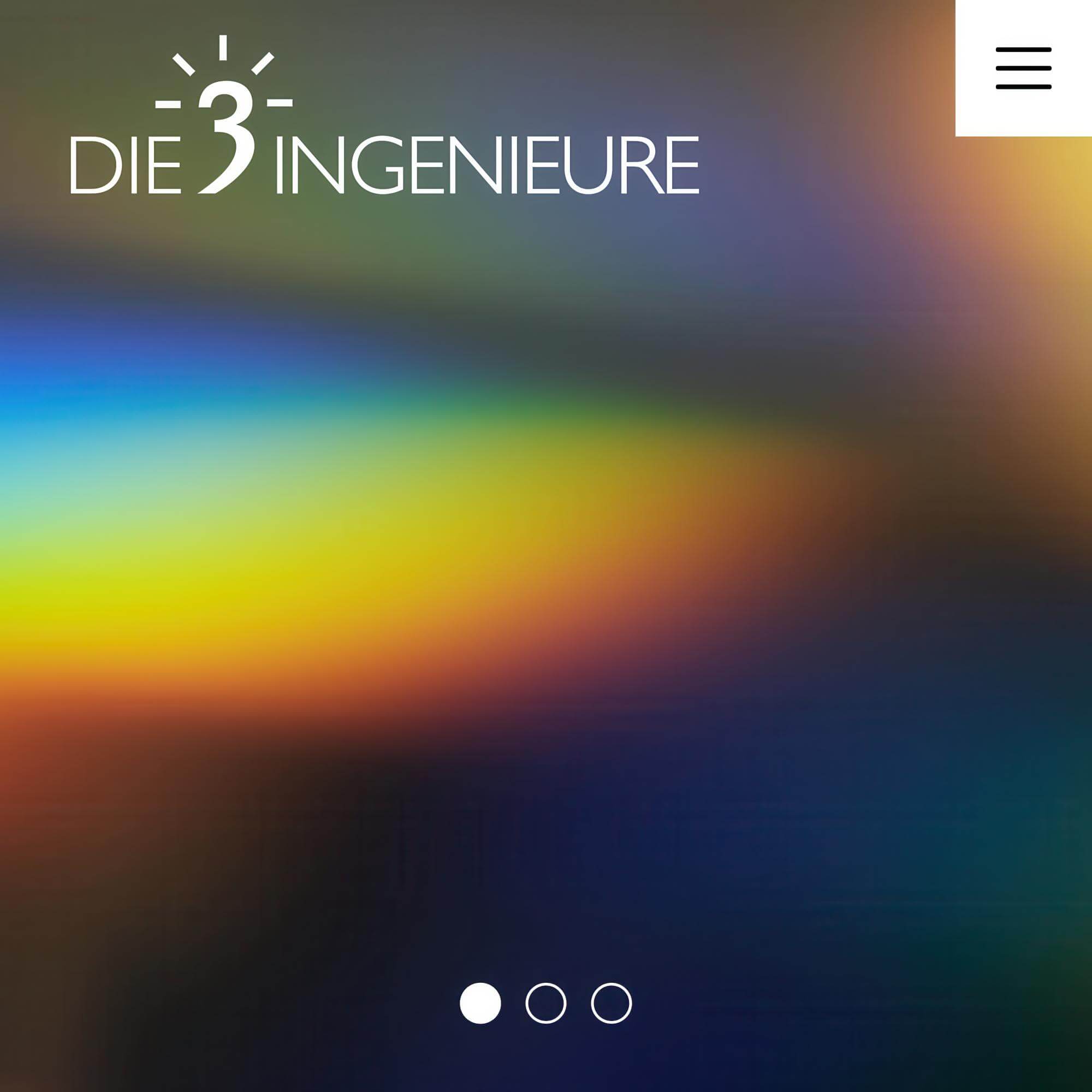 Webseite für Die 3 Ingenieure