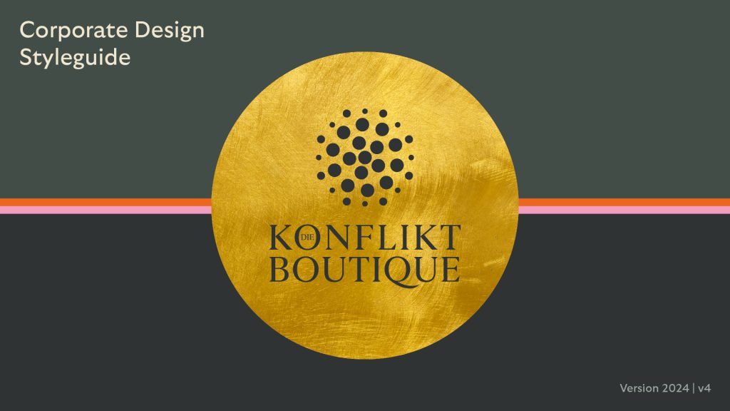 Corporate Design für Die Konflikt Boutique