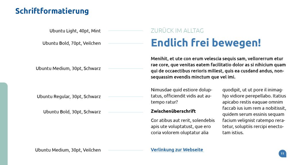 Corporate Design für Ergotherapie Bock