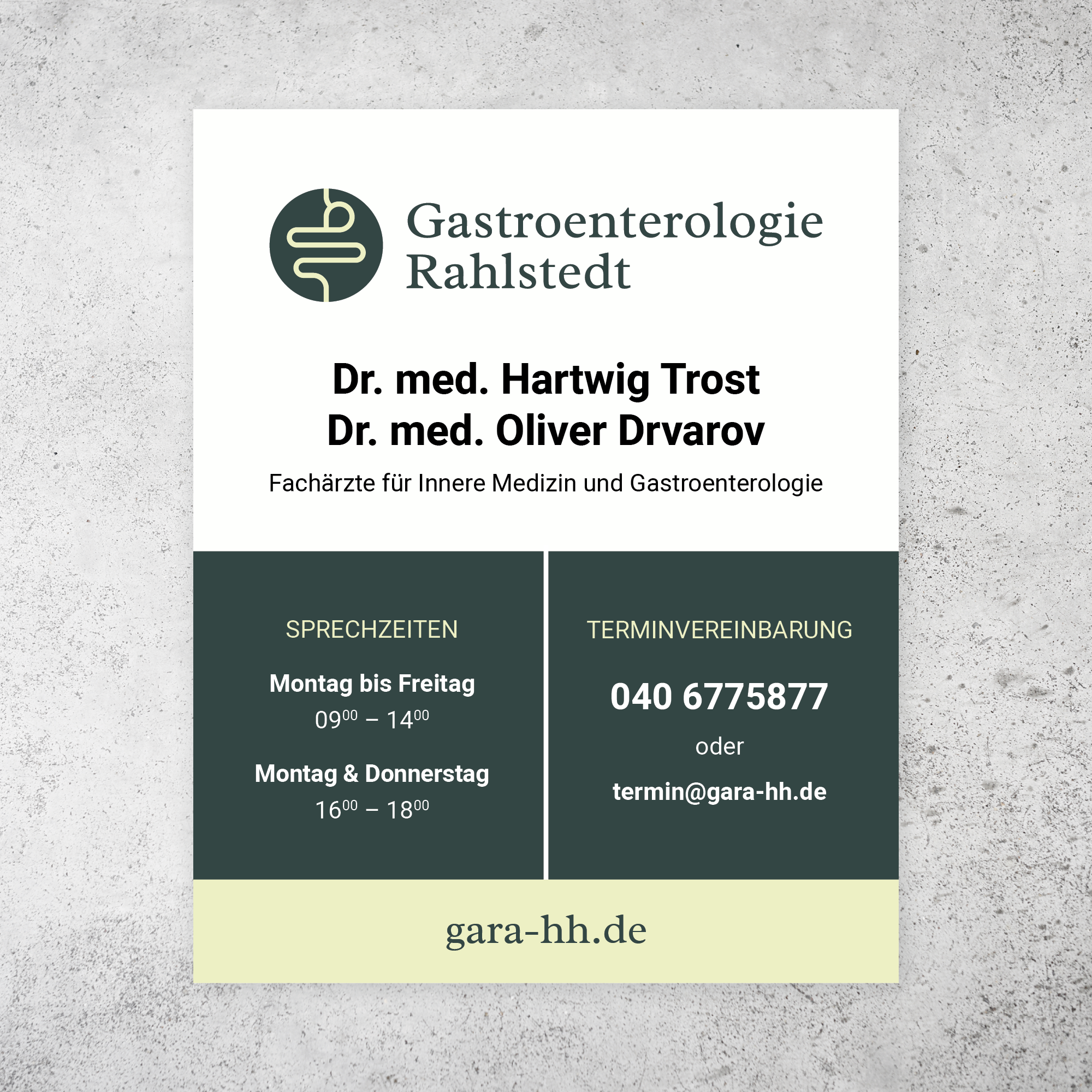 Gestaltungsmotiv für Gastroenterologie Rahlstedt