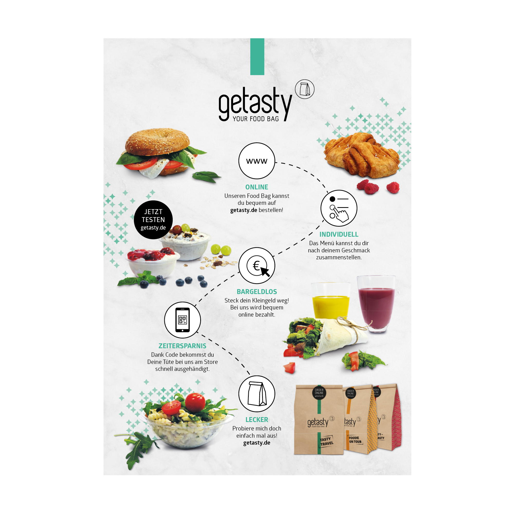 Gestaltungsmotiv für Getasty