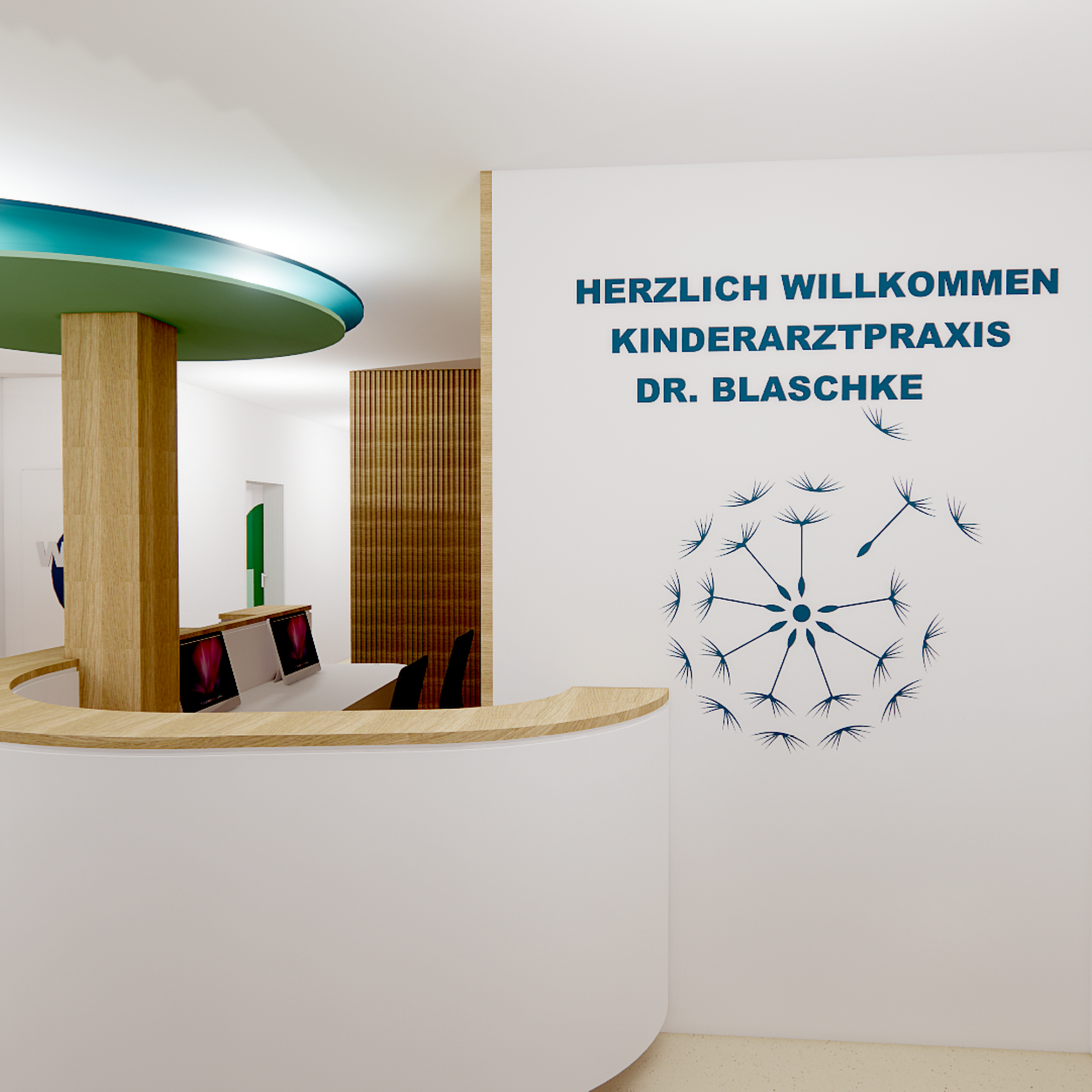 Gestaltungsmotiv für Kinderpraxis Blaschke