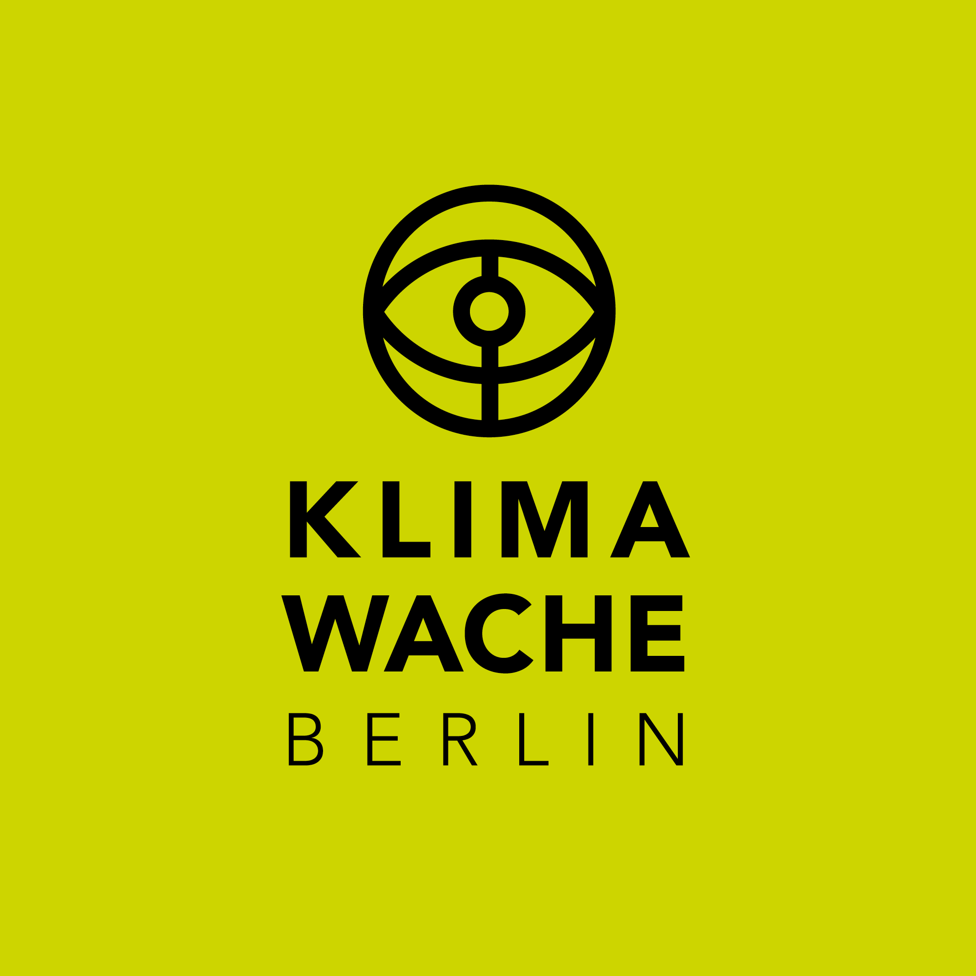 Gestaltungsmotiv für Klimawache Berlin