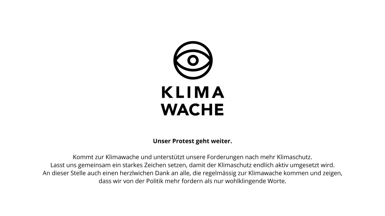 Projektansicht Klimawache Berlin