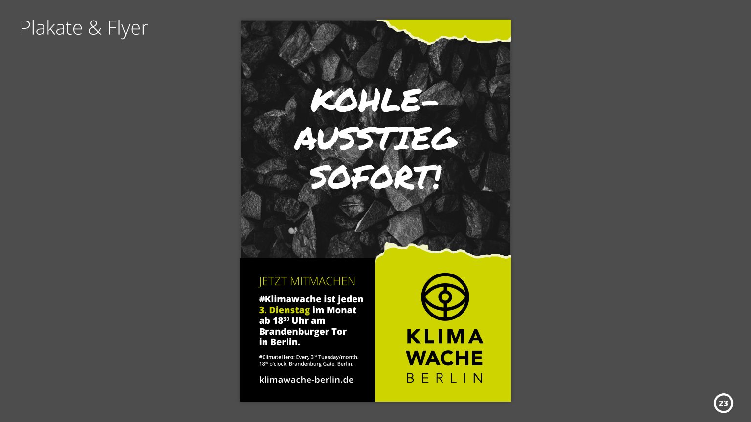 Projektansicht Klimawache Berlin