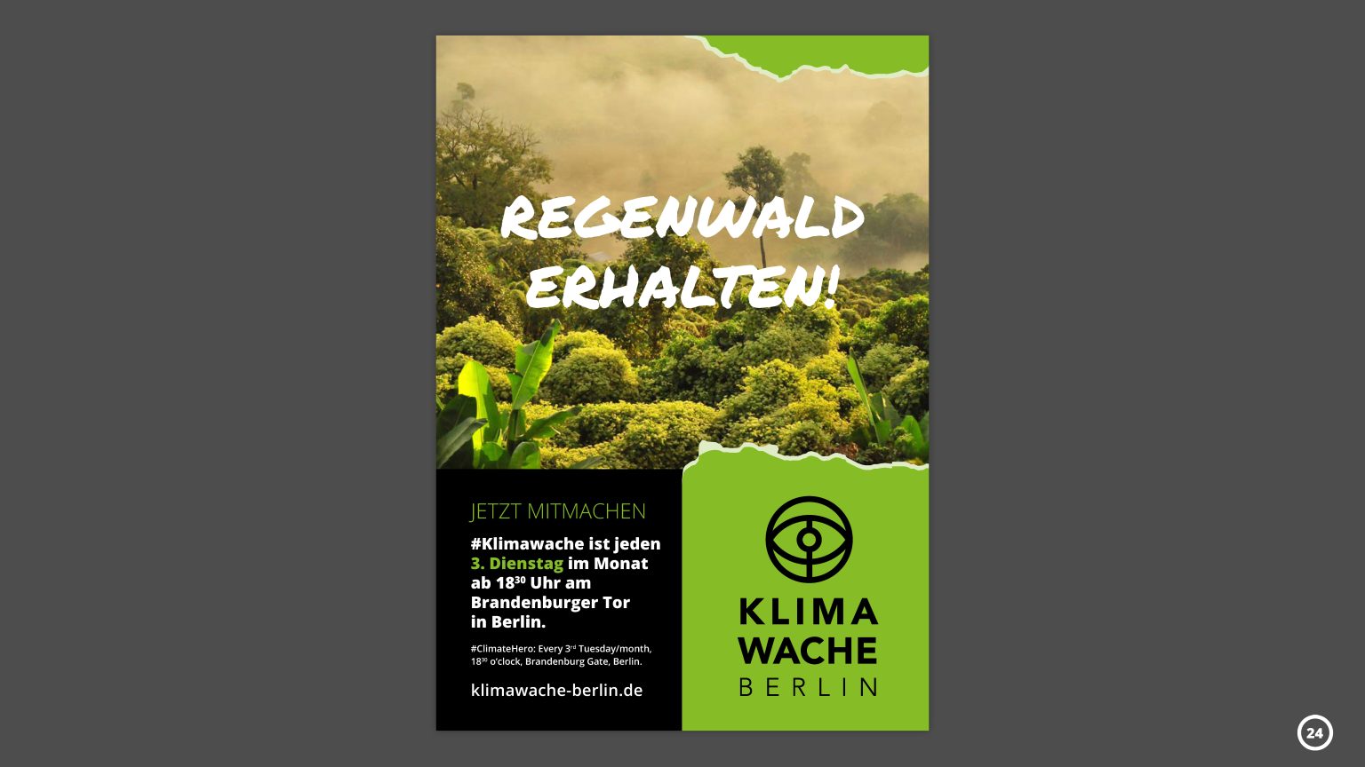 Projektansicht Klimawache Berlin