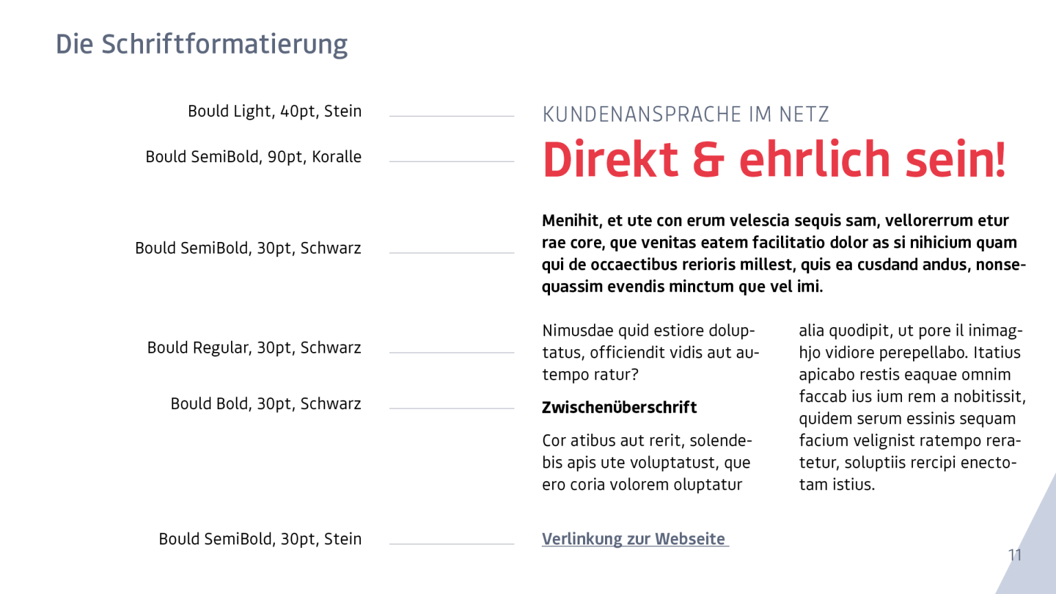 Styleguide für Mark Lotse