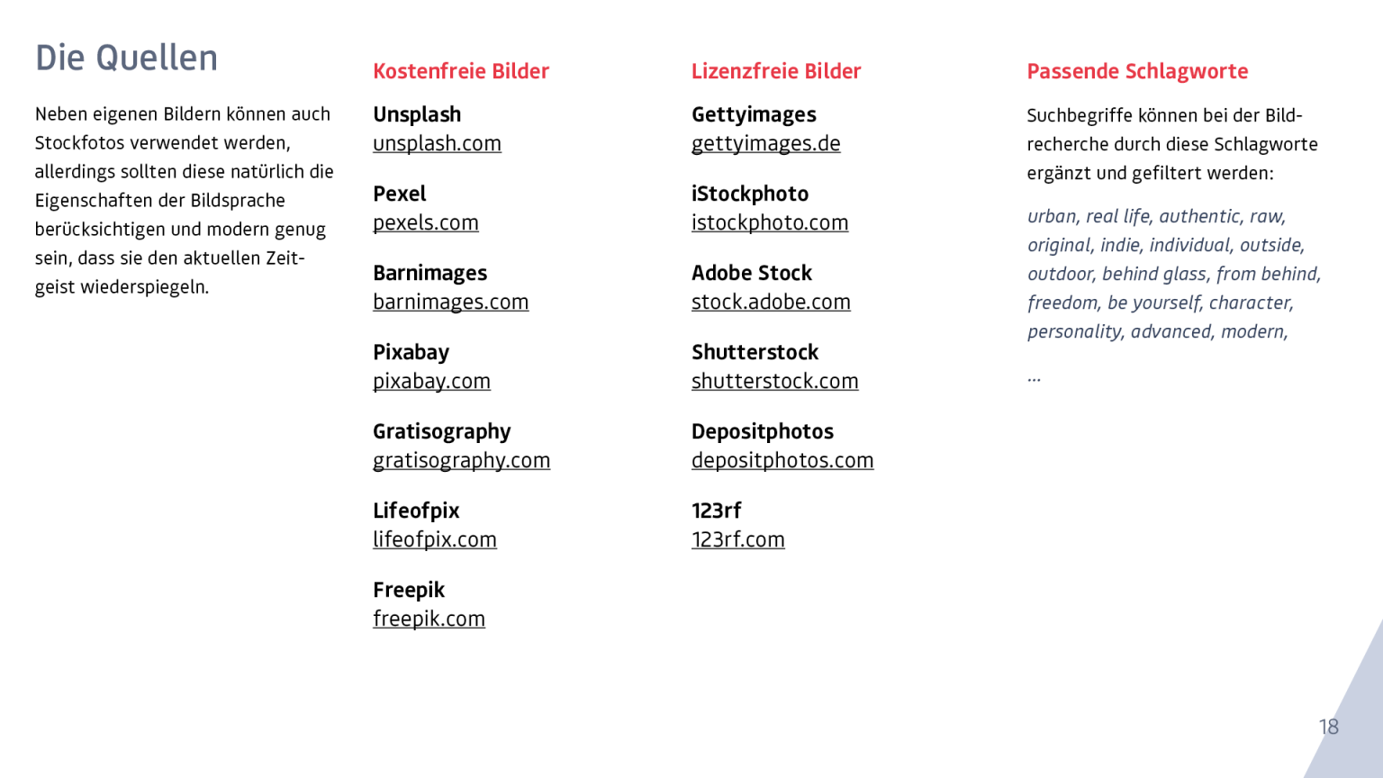 Styleguide für Mark Lotse