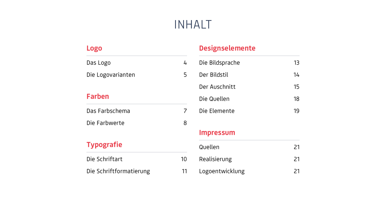 Styleguide für Mark Lotse