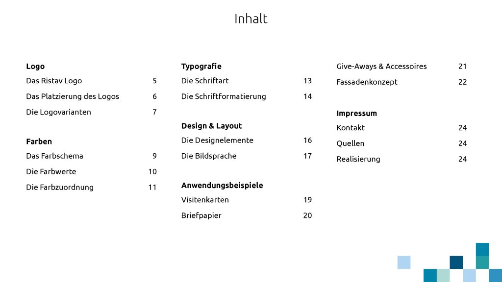 Corporate Design für Ristav