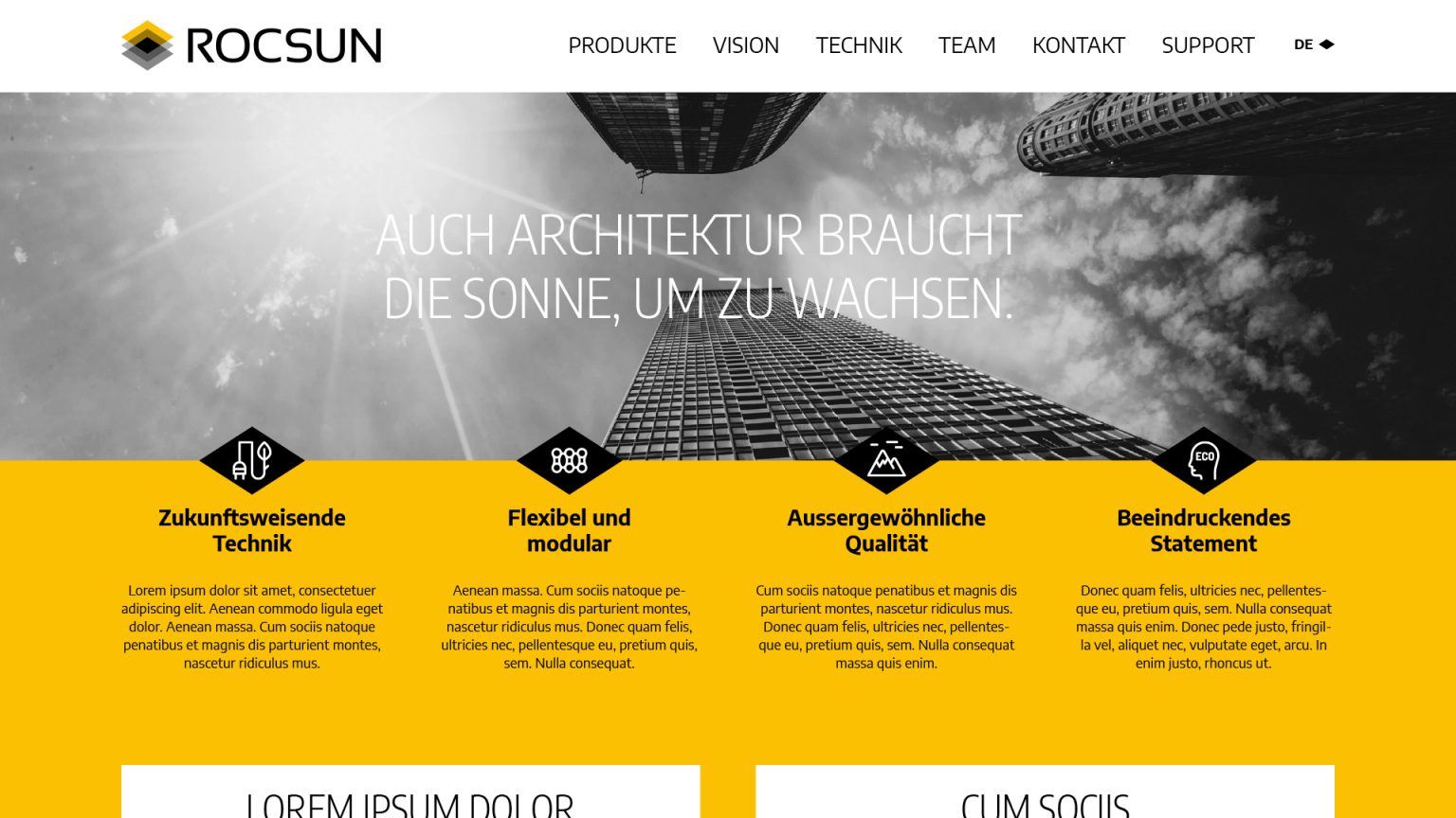 Corporate Design für Rocsun