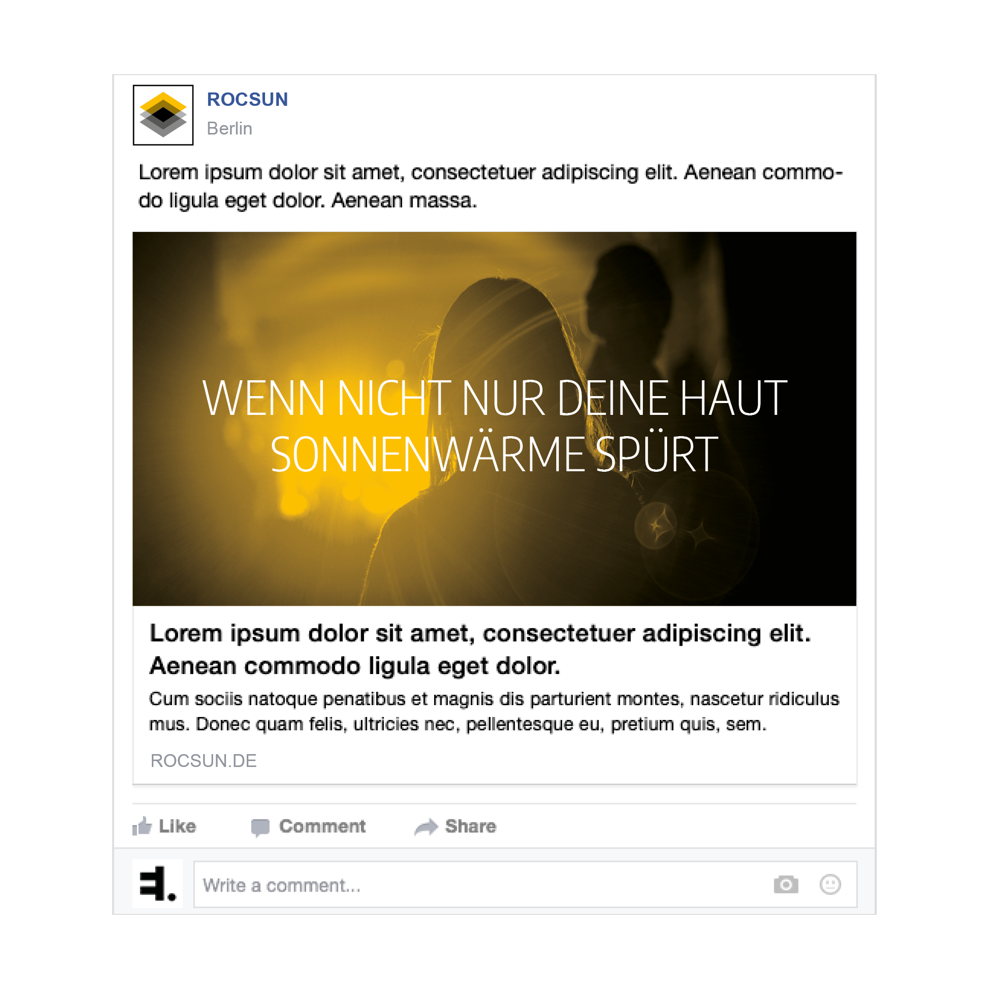 Gestaltungsmotiv für Rocsun