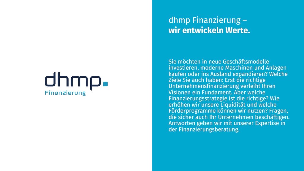 Projektansicht dhmp Unternehmenspraesentation