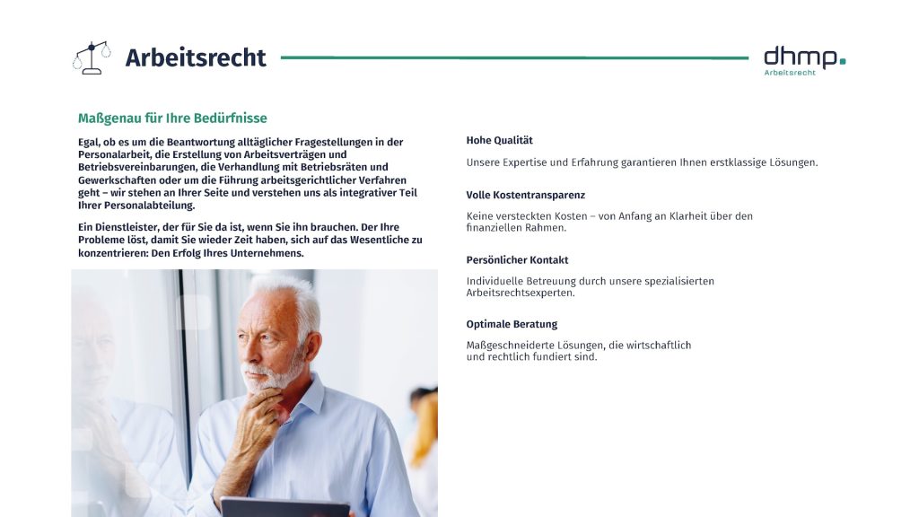 Projektansicht dhmp Unternehmenspraesentation